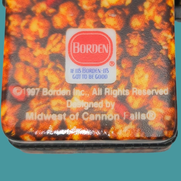 Cracker Jack Porcelain Hinged Box Orig. Whistle Borden | Midwest of Cannon Falls - Picture 7 of 9